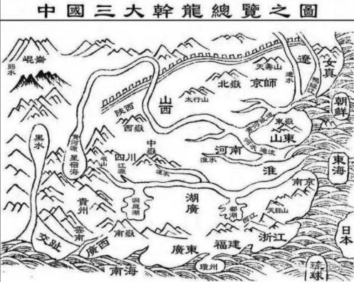风水堪舆学：中国三大龙脉走势介绍山水全解析