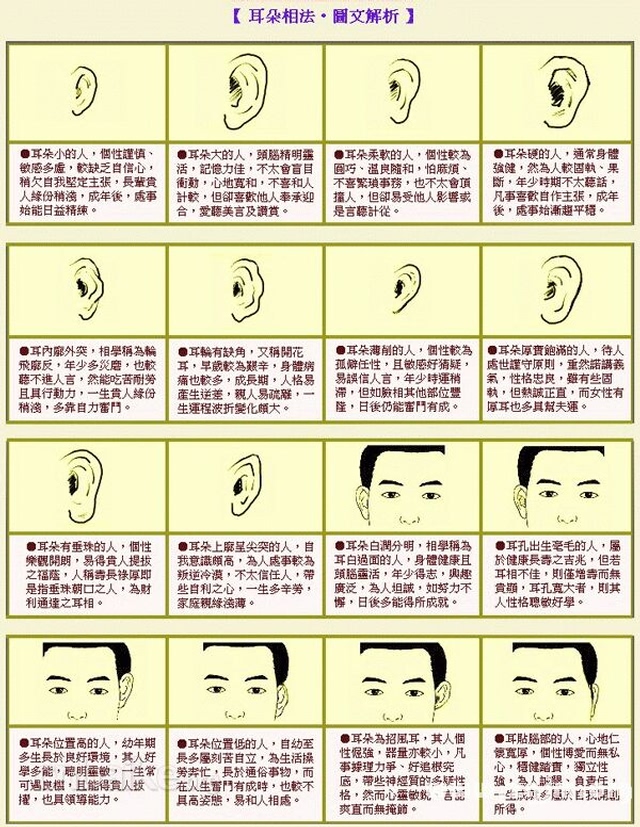 面相耳朵图解【最详细版】12