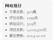 博客文章已逾500篇，浏览量突破100万！